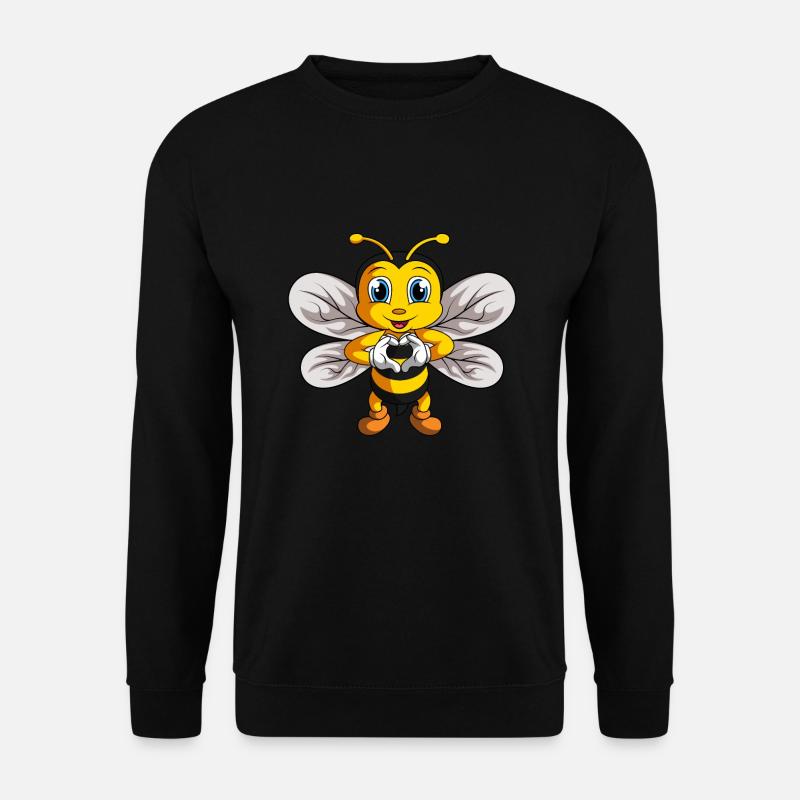 Bienen Kinder Damen Mädchen Biene - Unisex Pullover - Schwarz