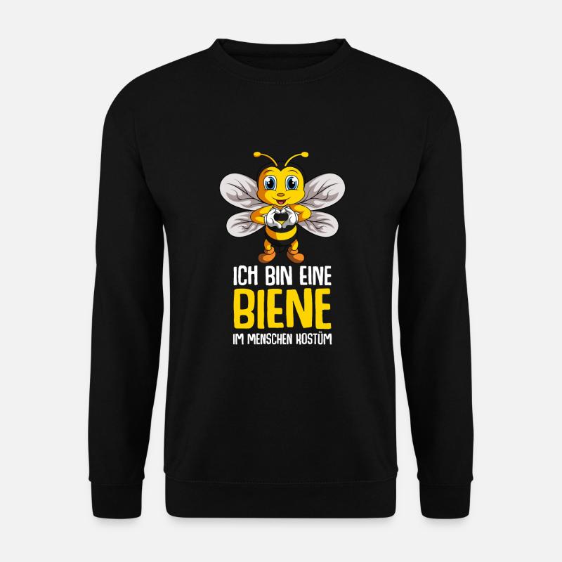 Bienen Kostüm Kinder Damen Mädchen Biene - Unisex Pullover - Schwarz