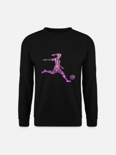 Fußball Mädchen Fußballerin Frauen Damen - Unisex Pullover - Schwarz