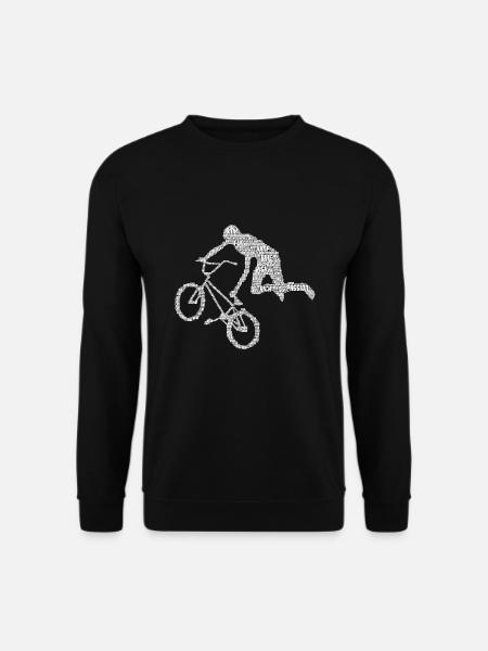 BMX Bike Stunt Freestyle Fahrer Kinder Jungen - Unisex Pullover - Schwarz