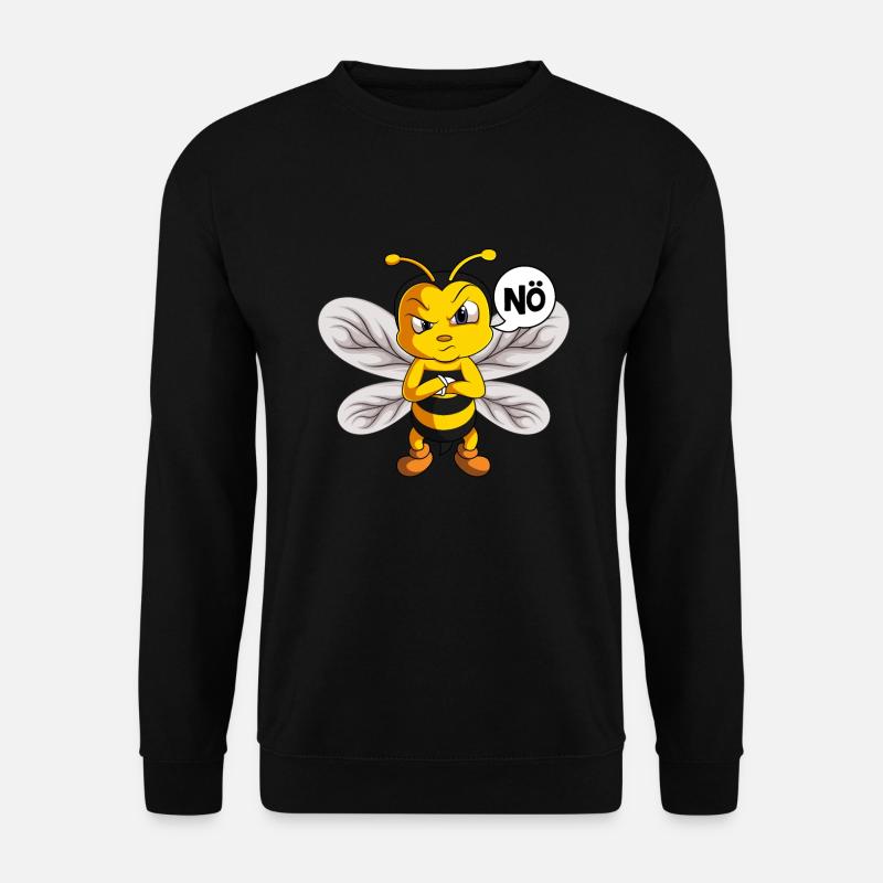 Bienen Nö Kinder Mädchen Damen Biene - Unisex Pullover - Schwarz