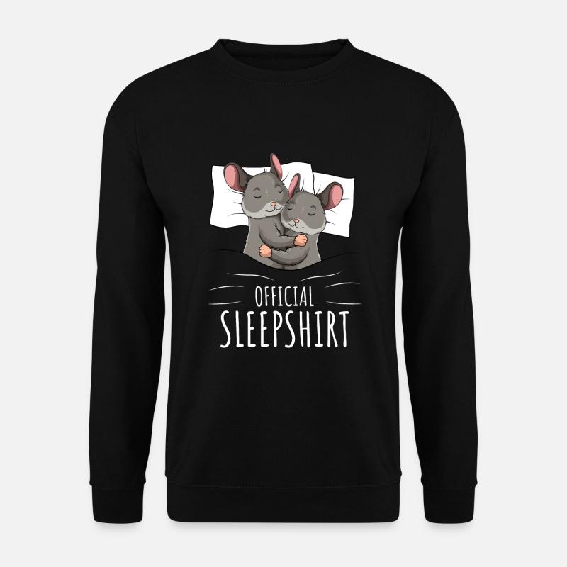 Chemise De couchage Chinchilla - Sweat-shirt Unisexe - noir