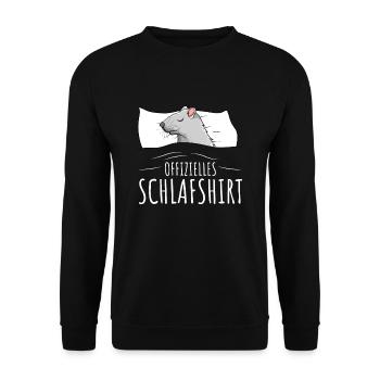 Rats Chemise de couchage officielle Rat - Sweat-shirt Unisexe - noir - Devant - Alina (178cm) & Michal (187cm)