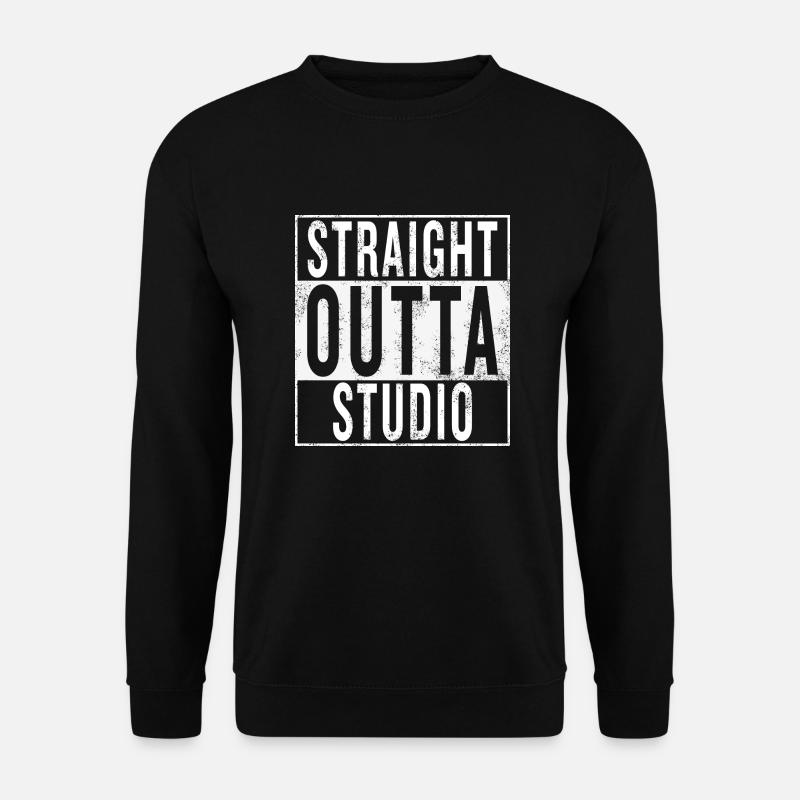 STRAIGHT OUTTA STUDIO - Unisex Sweatshirt - black