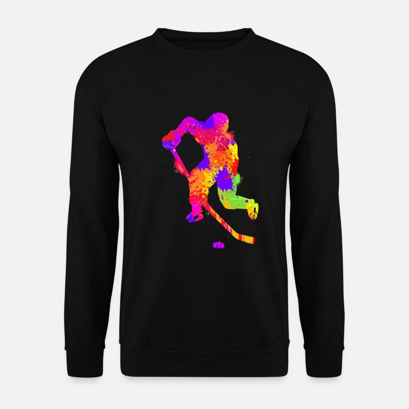 Eishockey Jungen Kinder Männer - Unisex Pullover - Schwarz