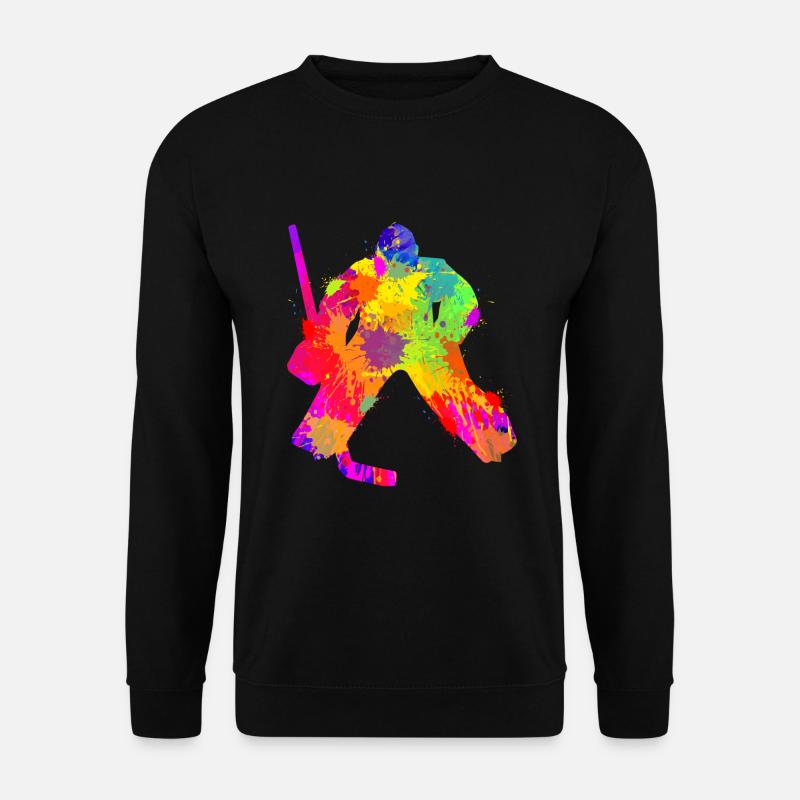 Eishockey Torwart Jungen Kinder - Unisex Pullover - Schwarz