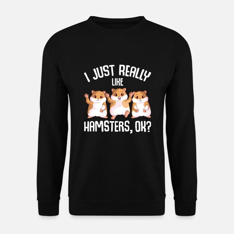 Hamster lover - Unisex Sweatshirt - black