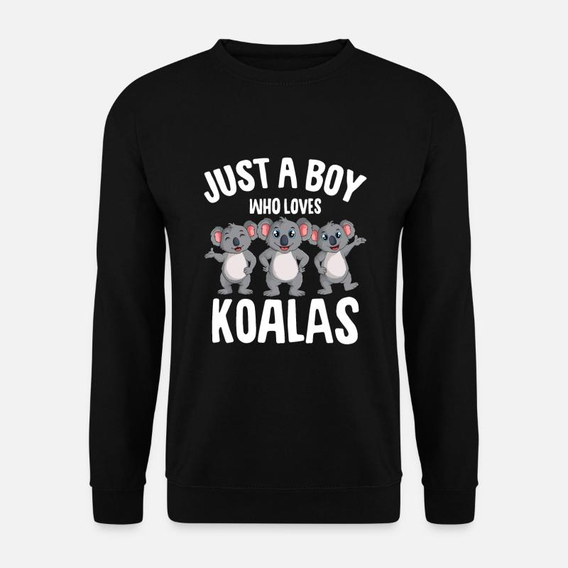 Koala Junge - Unisex Pullover - Schwarz