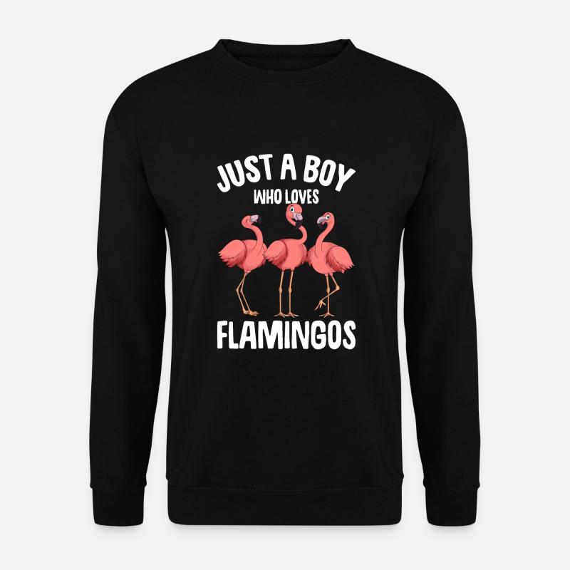 flamingo boy - Unisex Sweatshirt - black