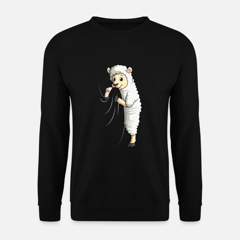 Schaf Liebhaber Schafe - Unisex Pullover - Schwarz