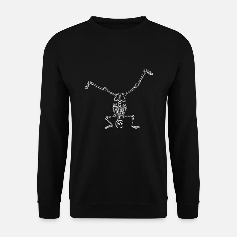 Breakdance breakdancer breakdance squelette - Sweat-shirt Unisexe - noir