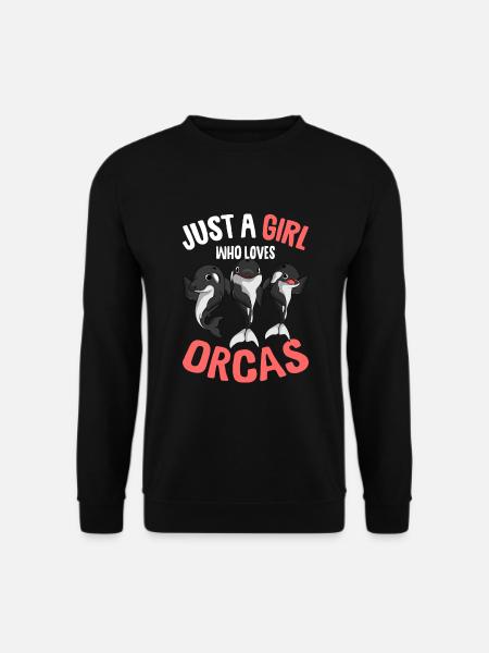 Orca Mädchen - Unisex Pullover - Schwarz