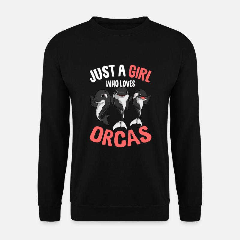 Orca Mädchen - Unisex Pullover - Schwarz