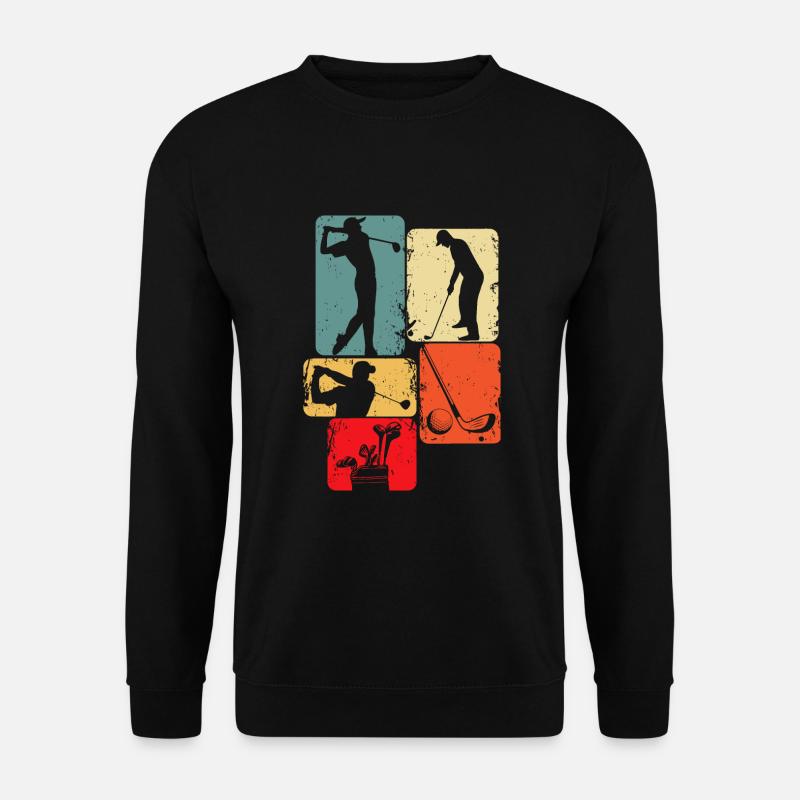 Golf golfeurs golfeurs enfants garçons - Sweat-shirt Unisexe - noir
