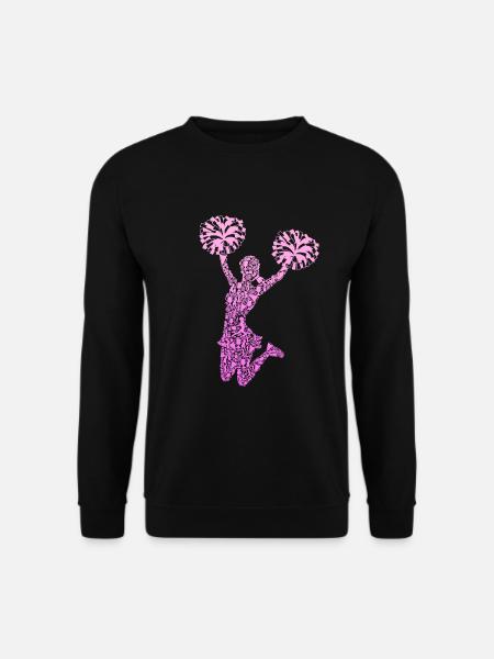 Cheerleading Cheerleader Mädchen Cheer - Unisex Pullover - Schwarz