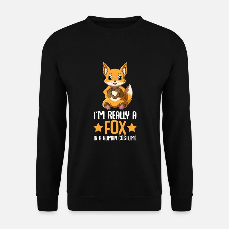 Renards enfants - Sweat-shirt Unisexe - noir