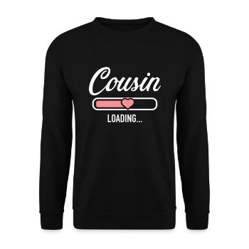 cousin - Sweat-shirt Unisexe - noir - Devant - Alina (178cm) & Michal (187cm)