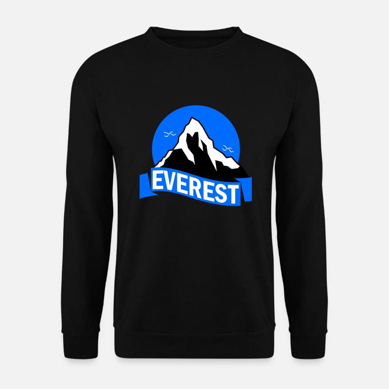 Mount Everest - Unisex Pullover - Schwarz