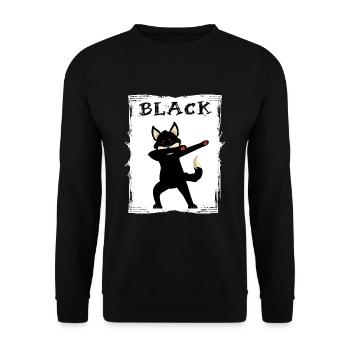 schwarze fuchs toleranz gleichberechtigung black - Unisex Pullover - Schwarz - Vorne - Alina (178cm) & Michal (187cm)