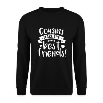 The Best Friends - Sweat-shirt Unisexe - noir - Devant - Alina (178cm) & Michal (187cm)