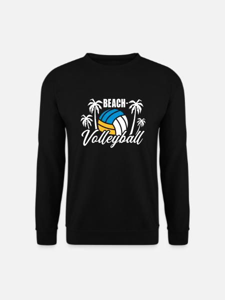 Beachvolleyball - Unisex Pullover - Schwarz
