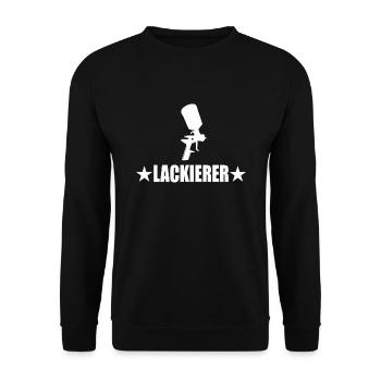 Lackierer - Unisex Pullover - Schwarz - Vorne - Alina (178cm) & Michal (187cm)