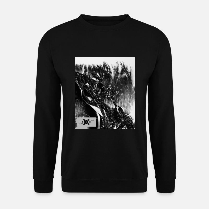 WIND WILD - Unisex Sweatshirt - black