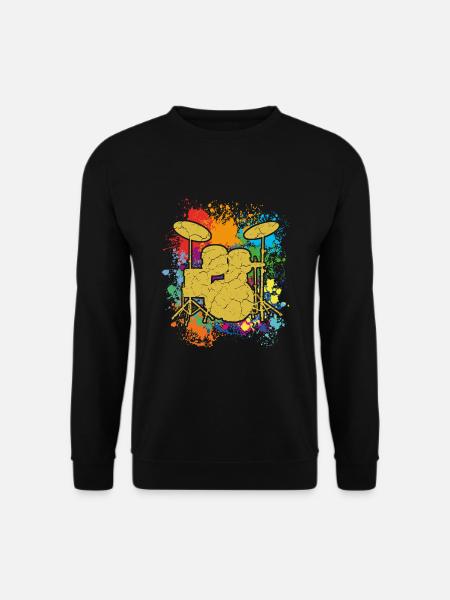 Drums | Drum set | Drum kit | drummer - Unisex Sweatshirt - black