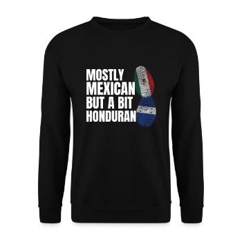 Basketball & Tacos Baseball Tacos Geschenk - Unisex Pullover - Schwarz - Vorne - Alina (178cm) & Michal (187cm)
