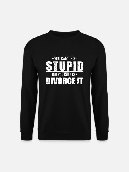 divorce - Unisex Sweatshirt - black