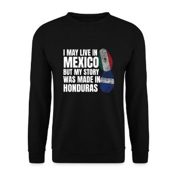Basketball & Tacos Baseball Tacos Geschenk - Unisex Pullover - Schwarz - Vorne - Alina (178cm) & Michal (187cm)