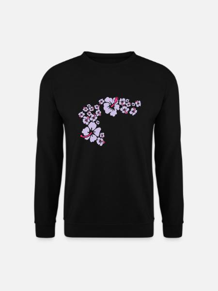 hawaii flower - Unisex Pullover - Schwarz