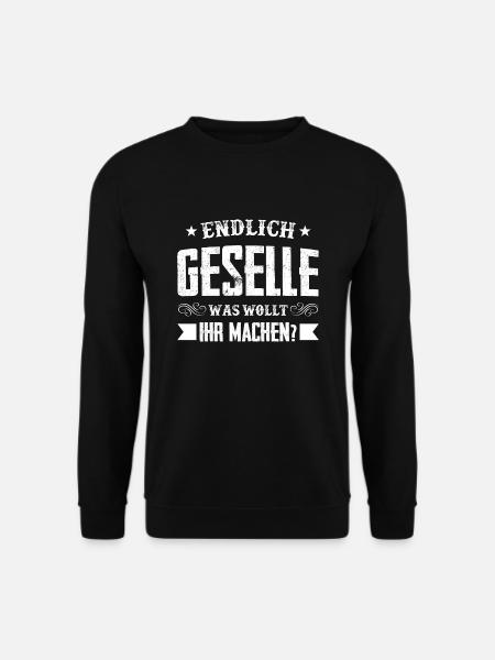 Geselle 2023 Geselle Geselle bestanden Geschenk - Unisex Pullover - Schwarz