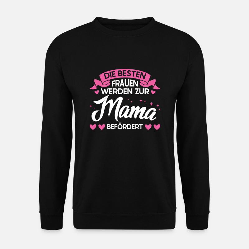 Mutter Familie Mama Geschenk - Unisex Pullover - Schwarz