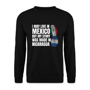 Australien Messy Bun Australien Messy Bun Geschenk - Unisex Pullover - Schwarz - Vorne - Alina (178cm) & Michal (187cm)