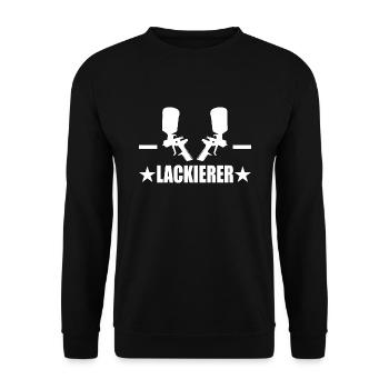 Lackierer - Unisex Pullover - Schwarz - Vorne - Alina (178cm) & Michal (187cm)