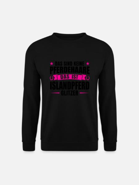 Islandpferd Pferd Pferde Geschenk - Unisex Pullover - Schwarz