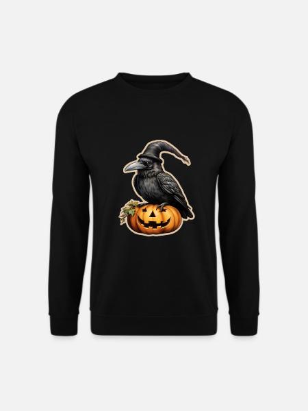 Halloween Rabe 3 - Unisex Pullover - Schwarz