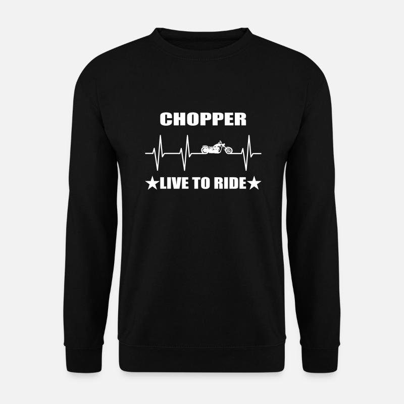 Motorrad - Unisex Pullover - Schwarz
