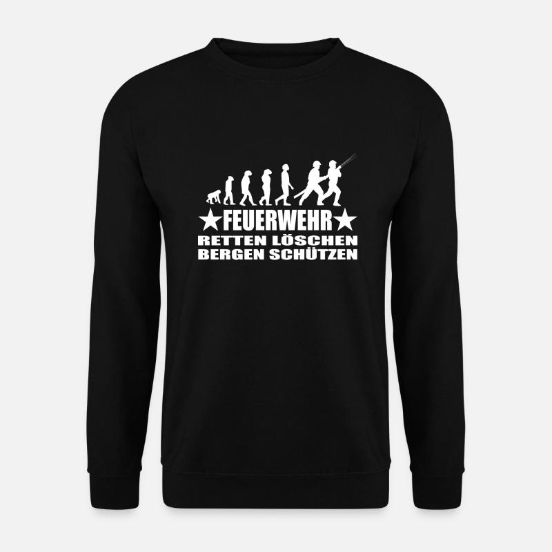 Feuerwehr - Unisex Pullover - Schwarz