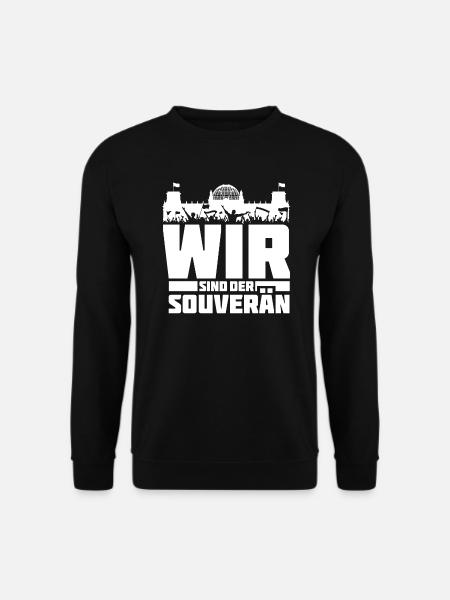 Wir sind der Souverän - Unisex Pullover - Schwarz