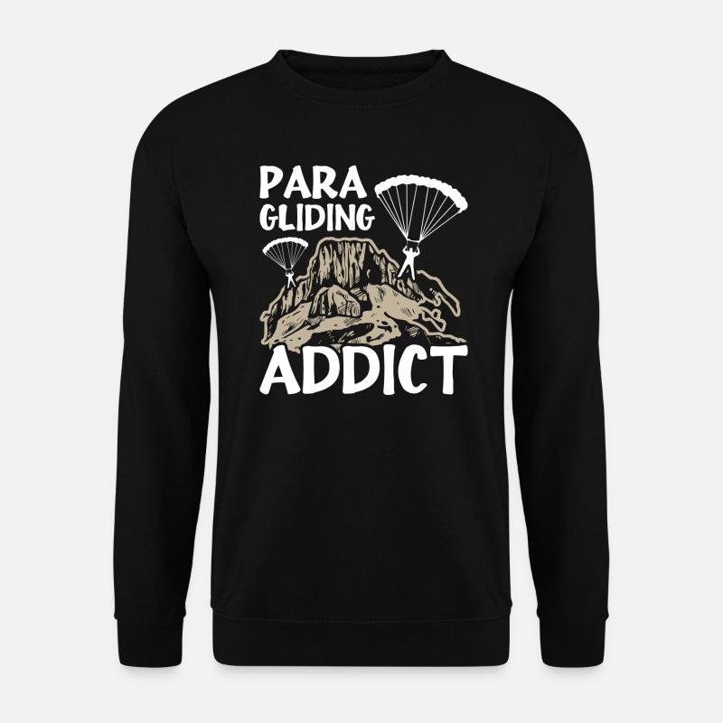 Paragliding Addict - Unisex Sweatshirt - black