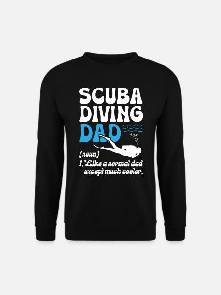 Scuba Diving Dad - Unisex Sweatshirt - black
