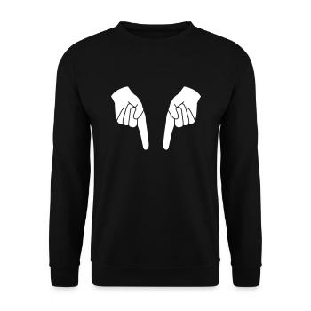Beach-volley - Sweat-shirt Unisexe - noir - Devant - Alina (178cm) & Michal (187cm)