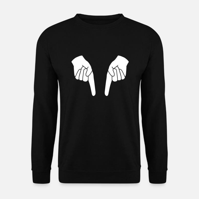 Beachvolleyball - Unisex Pullover - Schwarz