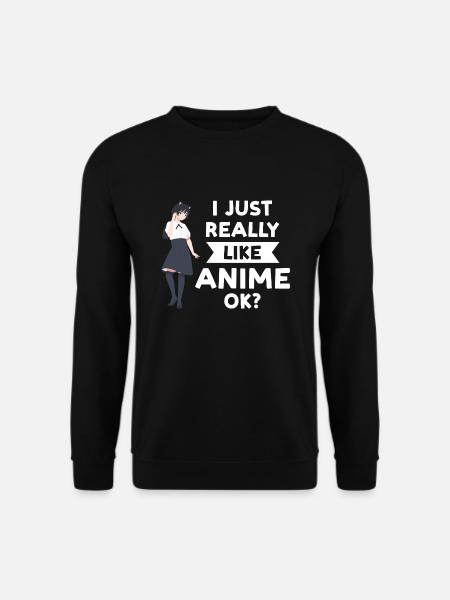 Anime merch Anime Anime Merchandise Geschenk - Unisex Pullover - Schwarz