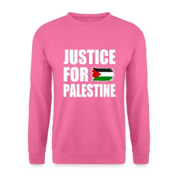 Justice for palestine - Unisex Sweatshirt - pink - Front