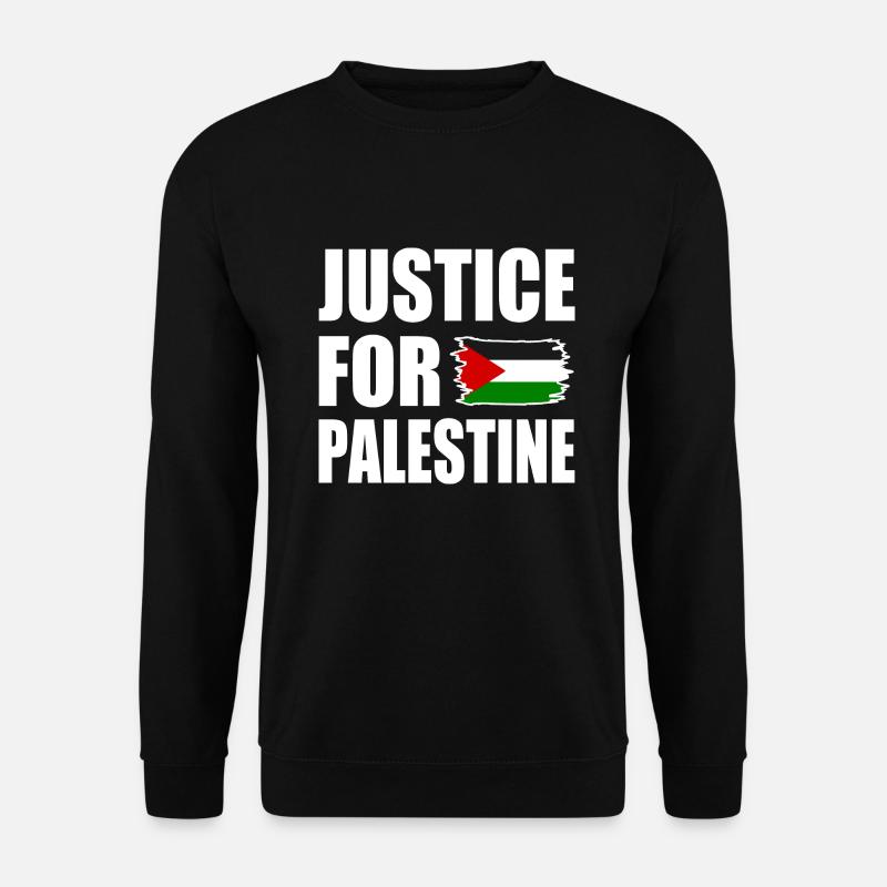 Justice for palestine - Unisex Sweatshirt - black
