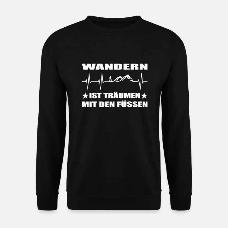 Wandern - Unisex Pullover - Schwarz