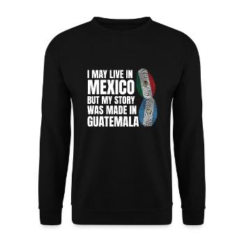 Basketball & Tacos Basketball Tacos Geschenk - Unisex Pullover - Schwarz - Vorne - Alina (178cm) & Michal (187cm)